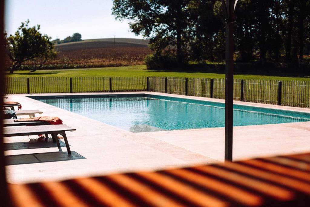 MarzensL'Heritier, Maison Climatisee, 12Pers Avec Piscine别墅 外观 照片