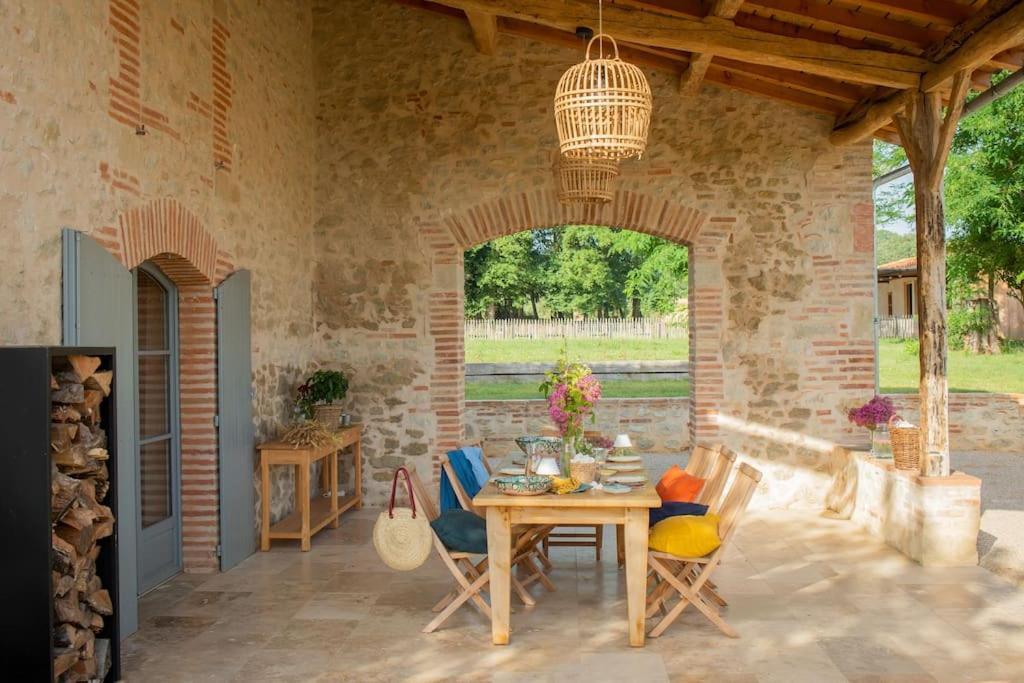 MarzensL'Heritier, Maison Climatisee, 12Pers Avec Piscine别墅 外观 照片