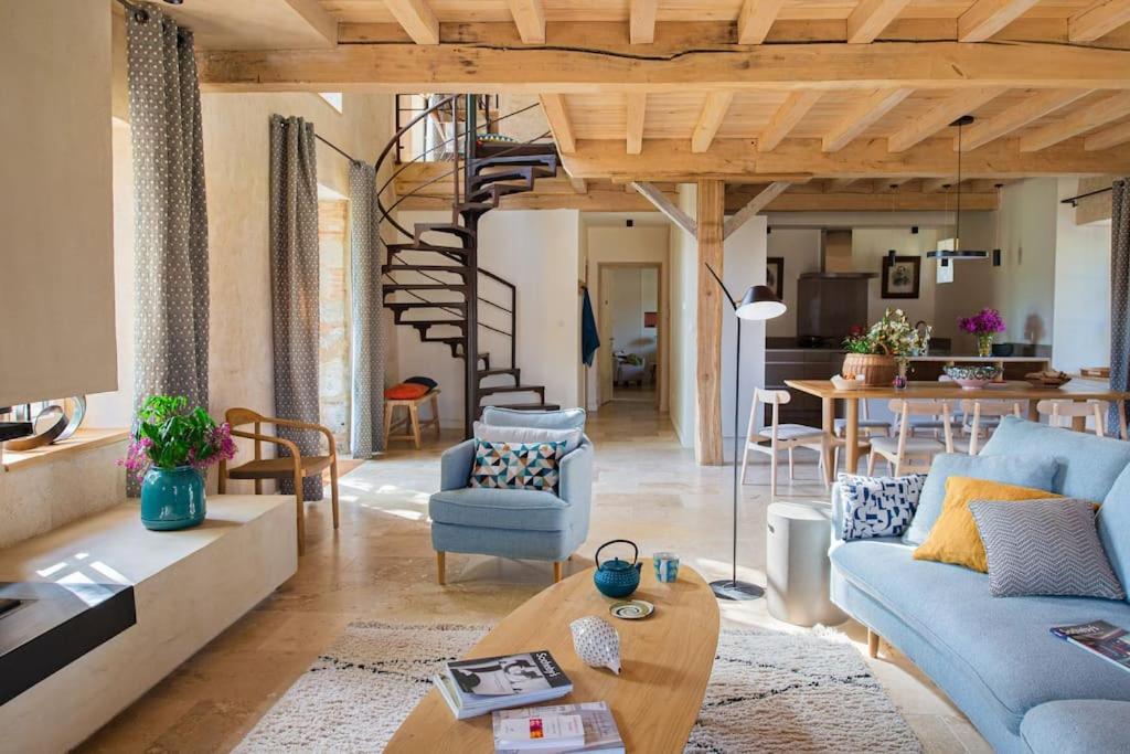 MarzensL'Heritier, Maison Climatisee, 12Pers Avec Piscine别墅 外观 照片