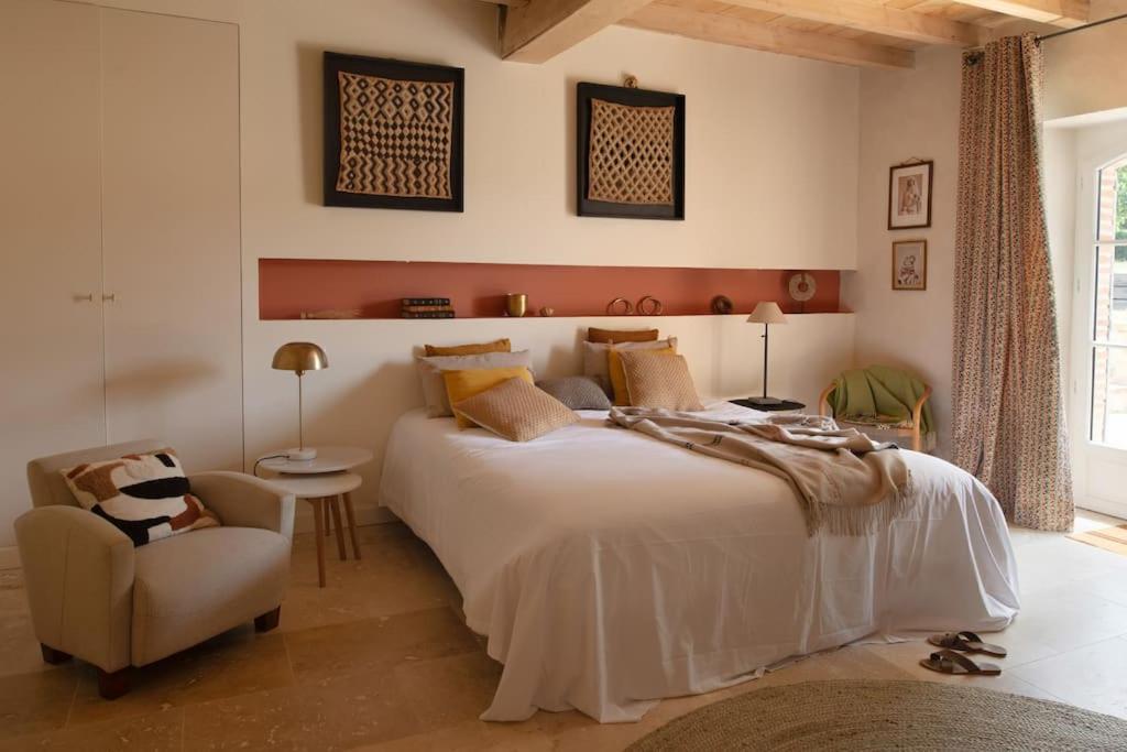 MarzensL'Heritier, Maison Climatisee, 12Pers Avec Piscine别墅 外观 照片